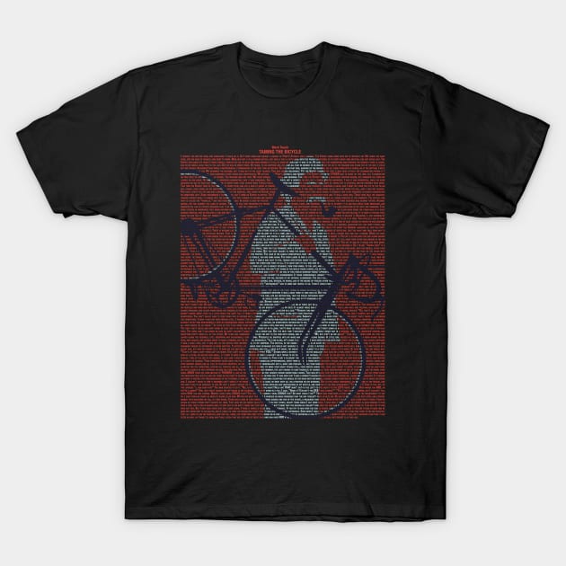 Mark Twain  "Taming the Bicycle" T-Shirt by comecuba67